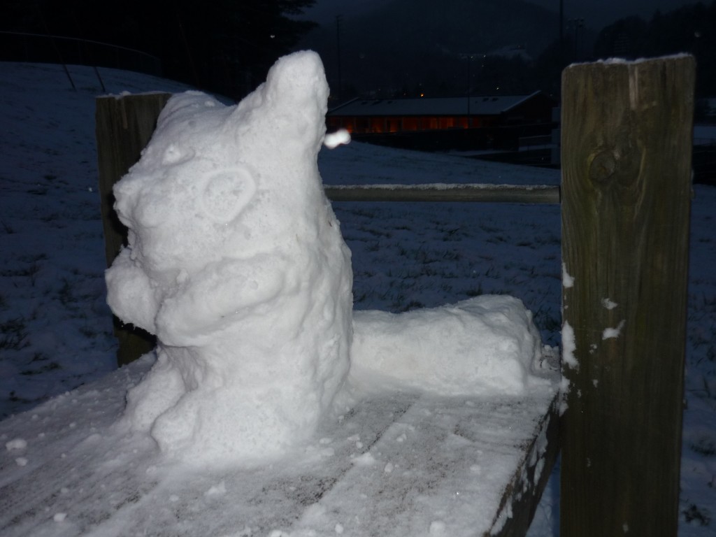 Snow Day 2013 7. Photo by Kat Sumeracki. Snow Pikachu. Photo by Kat Sumeracki.