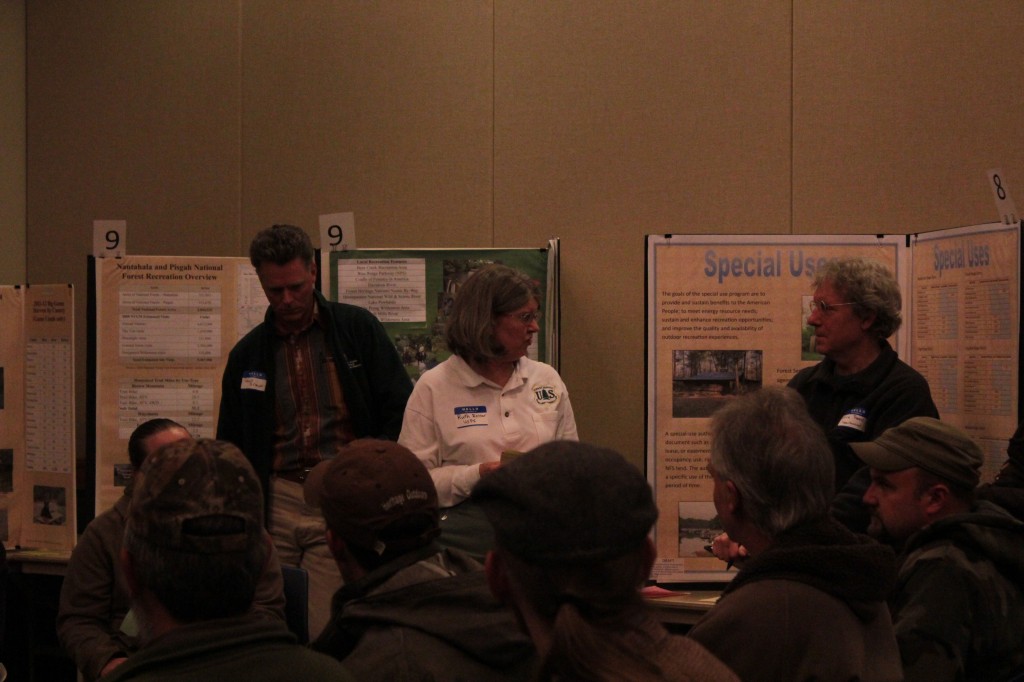 Rangers were also available to answer questions.  Photo by Brandy Carl.