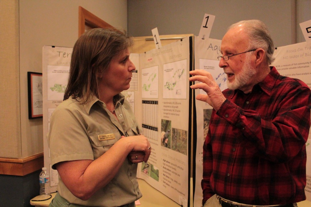 The public met with rangers to give their input on changes needed.  Photo by Brandy Carl.